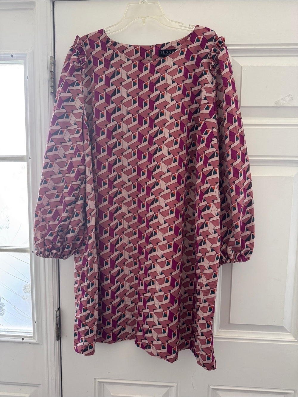 Eloquii Pink Shift Dress